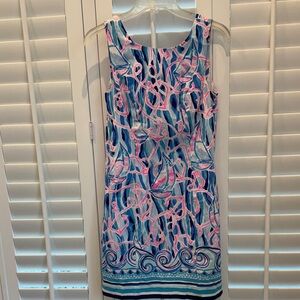 NWOT Lilly Pulitzer Mila Shift Dress in Reel Nauti